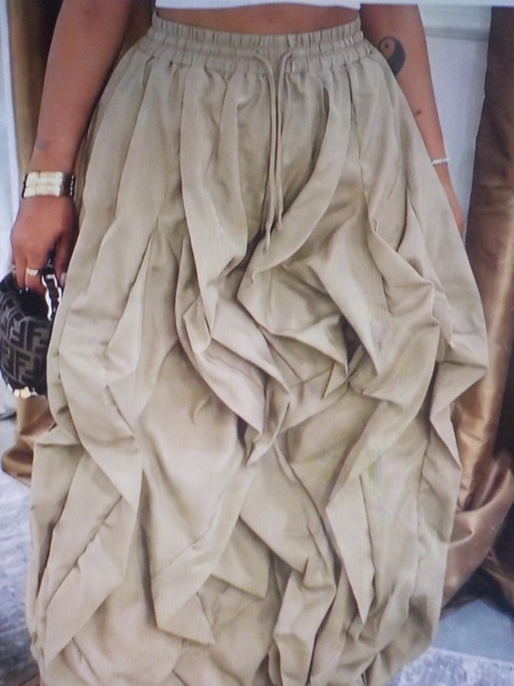 NEW Long Ruffled Skirt - Picture 3 of 9